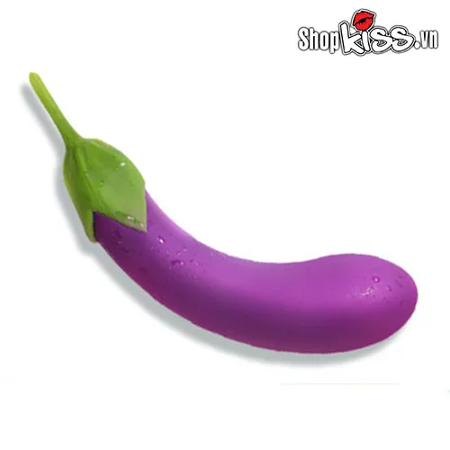 Eggplant Shape Concealed Realistic Handheld Vibrator — photo 3