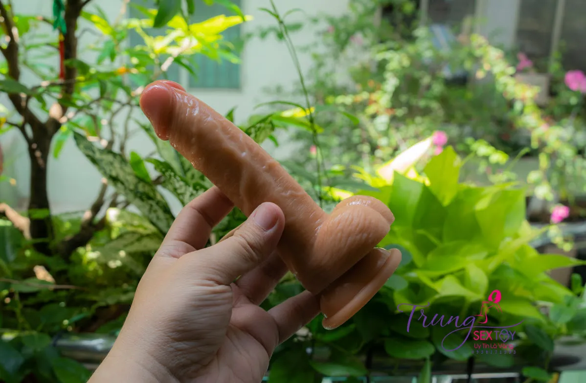 Realistic 12x3cm Silicone Dildo Female Masturbation Secure Discreet Shipment — photo 5