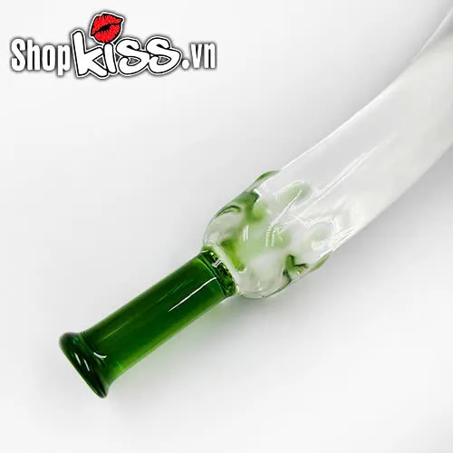 Crystal Transparent Eggplant-Shaped Anal Vibrator — photo 7