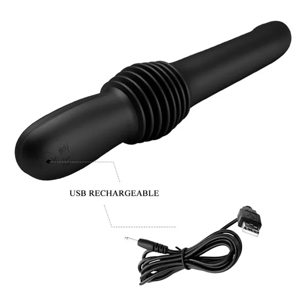 PrettyLove Pazuzu Powerful Rumble Thrusting Dildo with Strong Vibes — photo 5