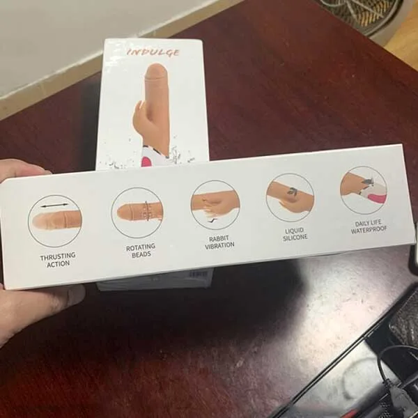 Indulge Remote Control Powerful Vibrating Male Dildo 24cm — photo 2