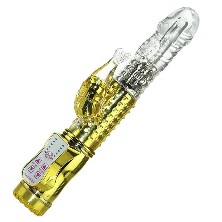 Powerful Rotating Vibrating Dildo for Women – TPE & ABS Safe — photo 3