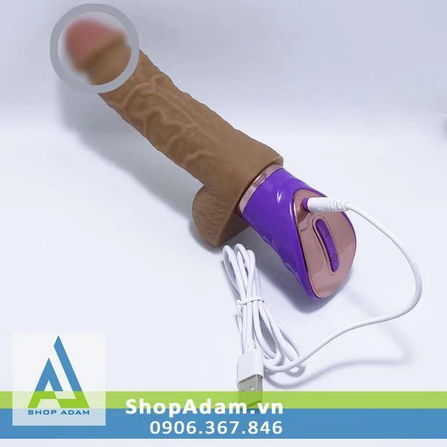 Loveaider Realistic Warm Spinning Vibrating Dildo — photo 3