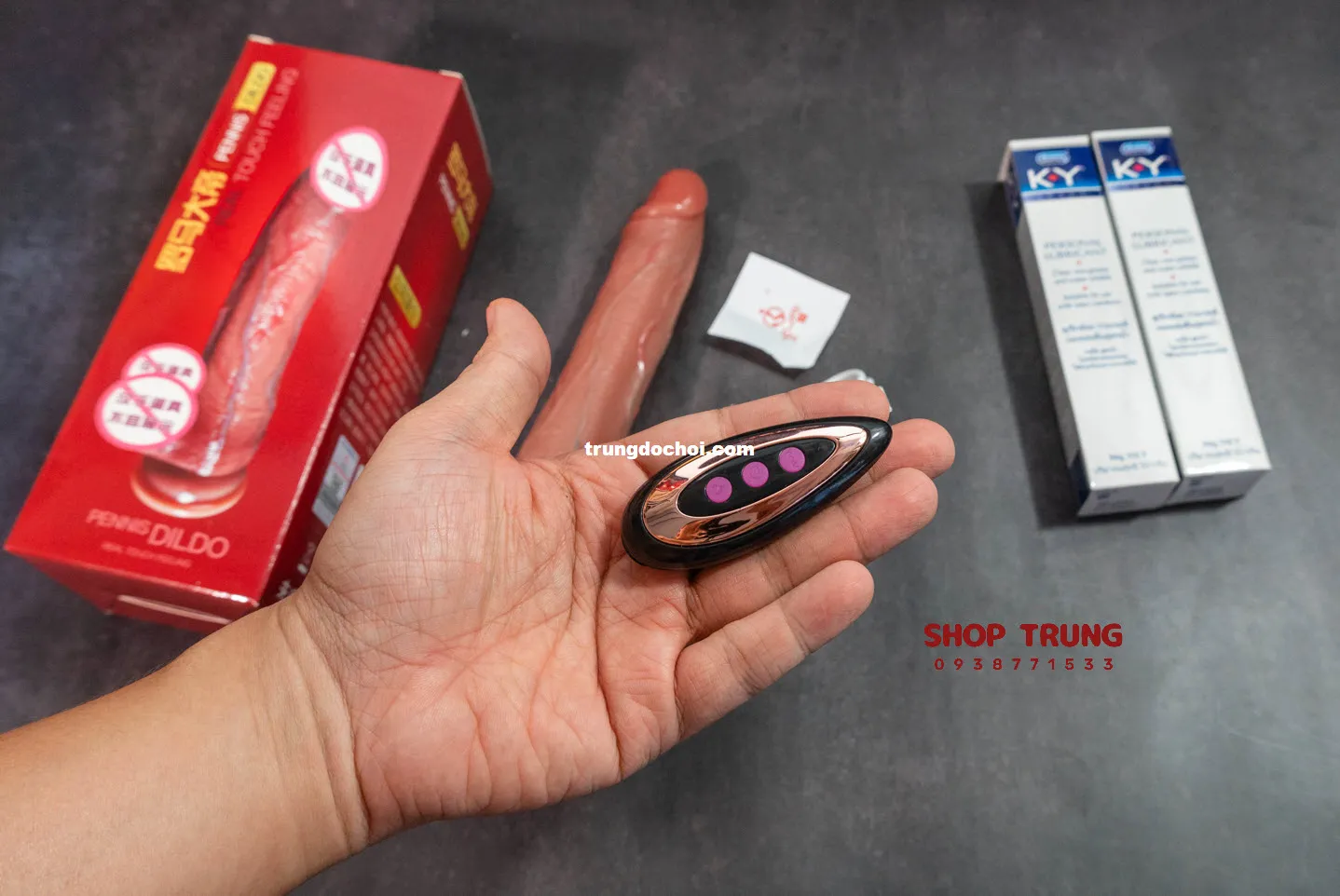 15cm Remote Control Vibrating Thrusting Realistic Dildo — photo 7