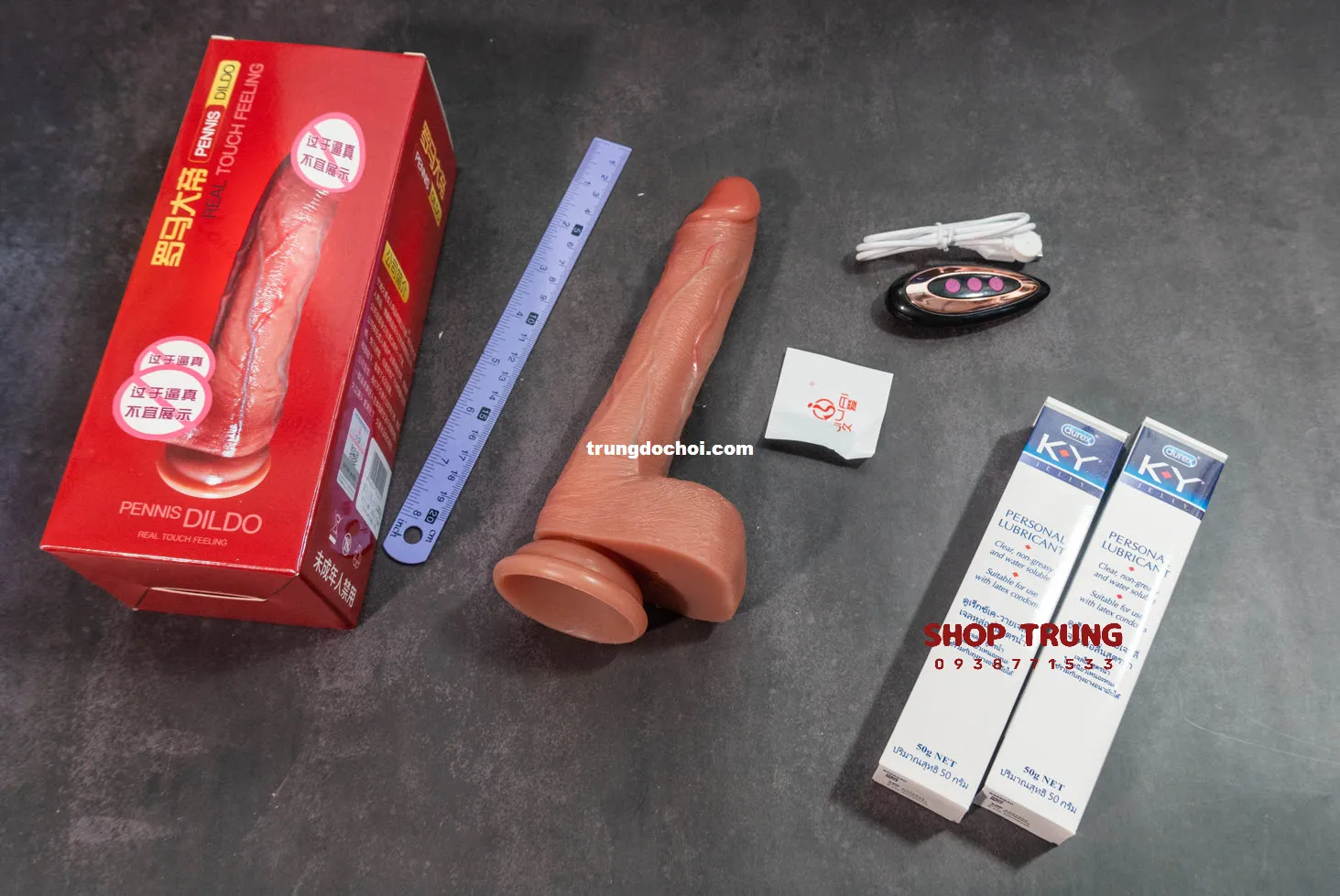 15cm Remote Control Vibrating Thrusting Realistic Dildo — photo 4
