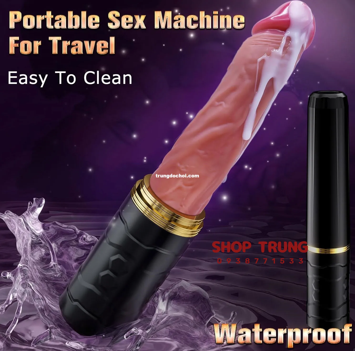 Remote Control 7 Modes Stroking Vibrating Realistic Dildo — photo 3