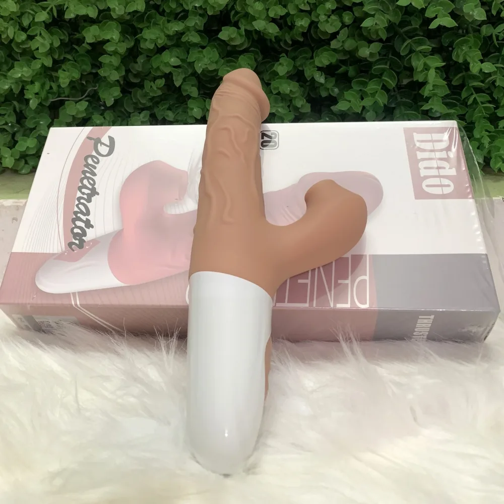Penetrator Silicone Vibrating Thrusting Realistic Dildo Toy — photo 3