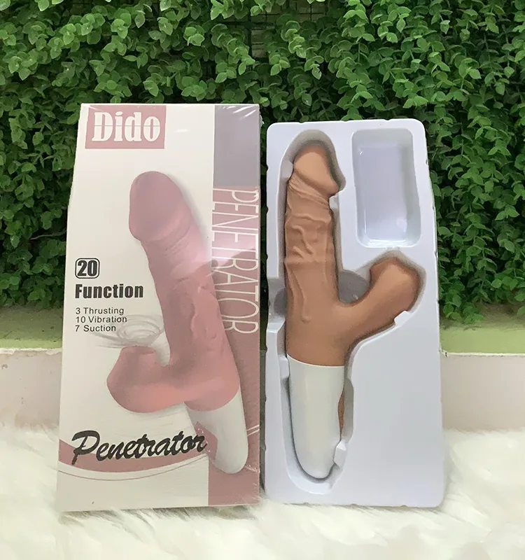 Penetrator Silicone Vibrating Thrusting Realistic Dildo Toy — photo 4