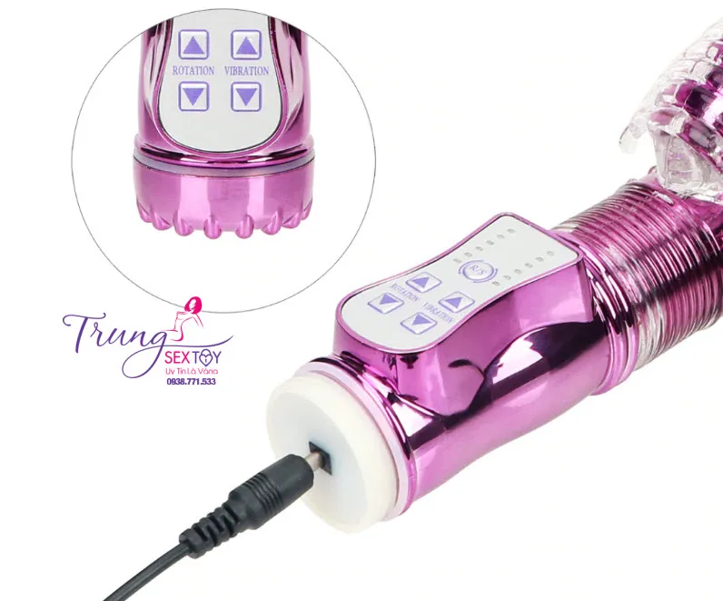 Handheld Female Vibrating Thrusting USB Rechargeable Toy — photo 4