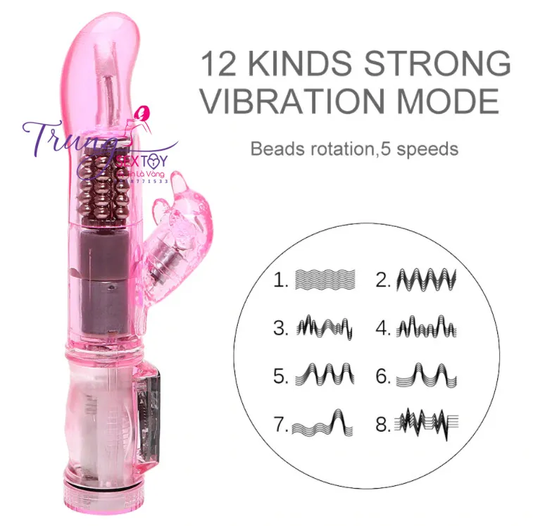 Silicone Medical Rotating Vibrating Penis Dildo Clitoral Stimulator 6 Modes — photo 2