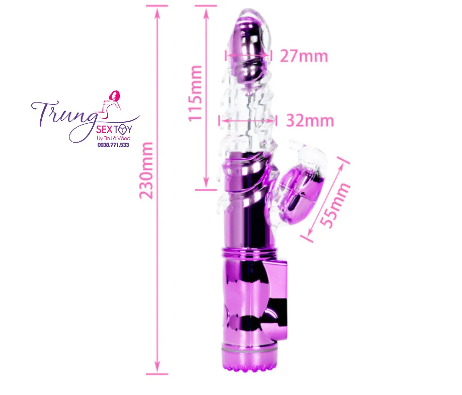 360° Rotating Vibrating Soft Silicone Dildo Battery Powered — photo 5