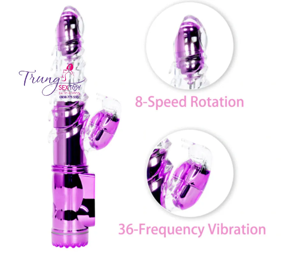 360° Rotating Vibrating Soft Silicone Dildo Battery Powered — photo 2