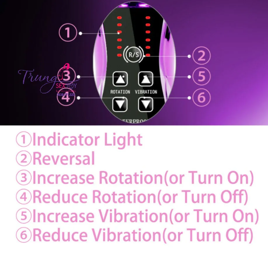 360° Rotating Vibrating Soft Silicone Dildo Battery Powered — photo 4