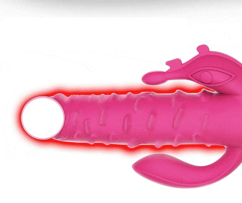IFOND X Ultra Soft Vibrating Silicone Dildo 24cm — photo 3