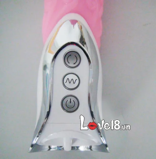 Soft Spiked Rotating Silicone Vibrating Dildo — photo 5
