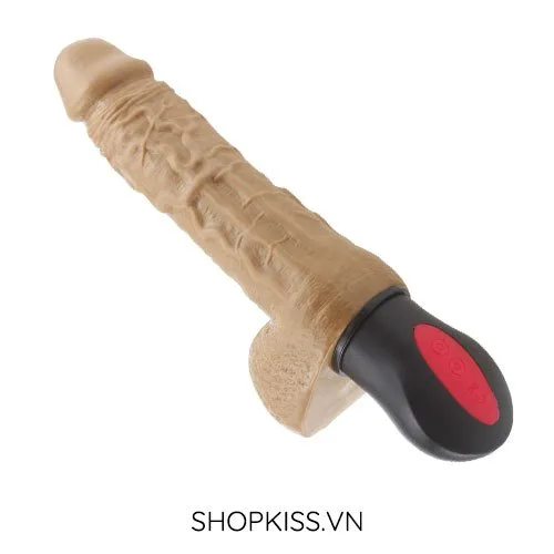 Heated Vibrating Realistic Dildo Female Pleasure Toy — photo 2
