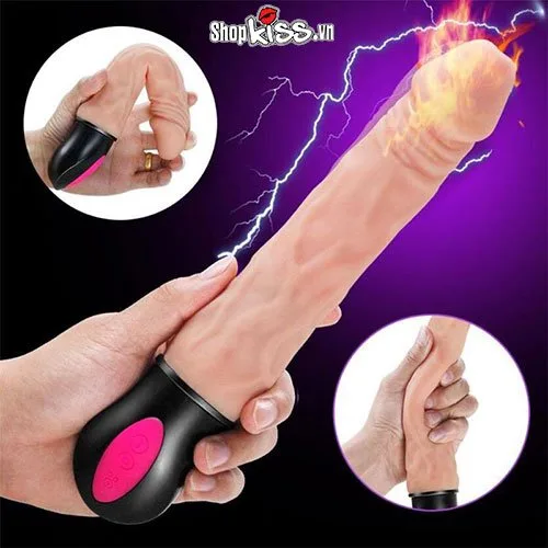 Heated Vibrating Realistic Dildo Female Pleasure Toy — photo 6