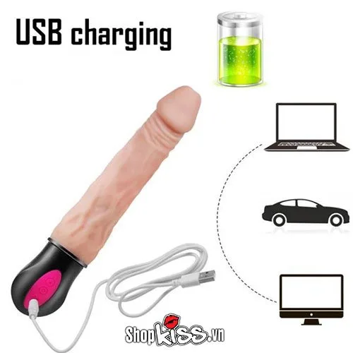 Heated Vibrating Realistic Dildo Female Pleasure Toy — photo 7