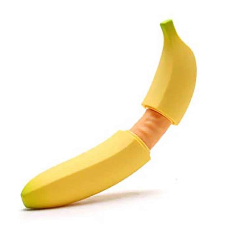 Banana Silicone Super Vibe Discreet Female Toy — photo 2