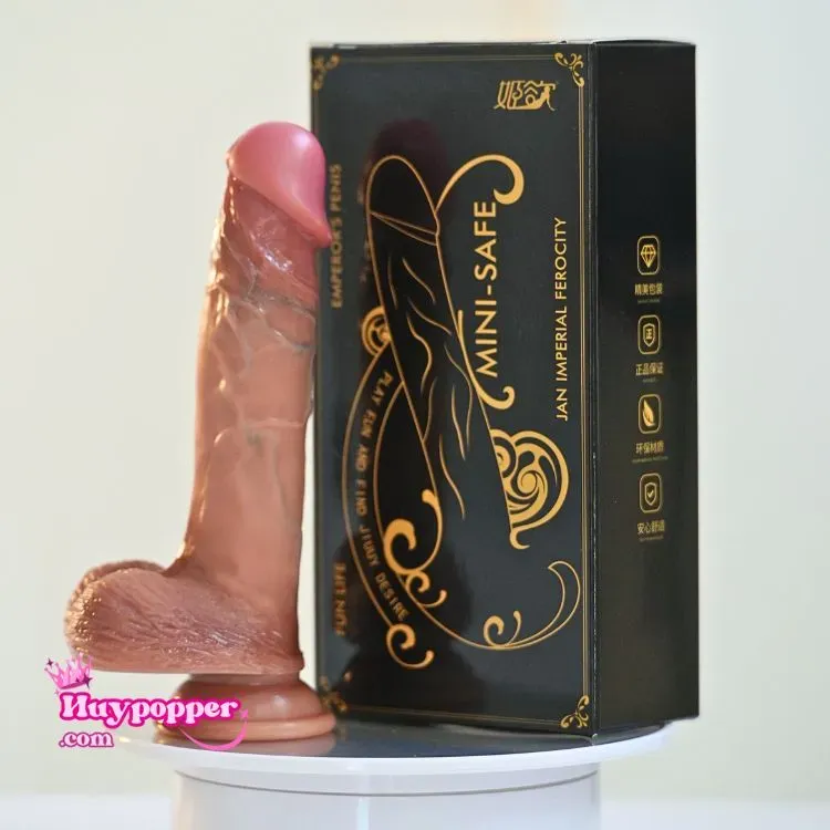 Queen Premium Silicone Realistic Dildo Suction Base — photo 2