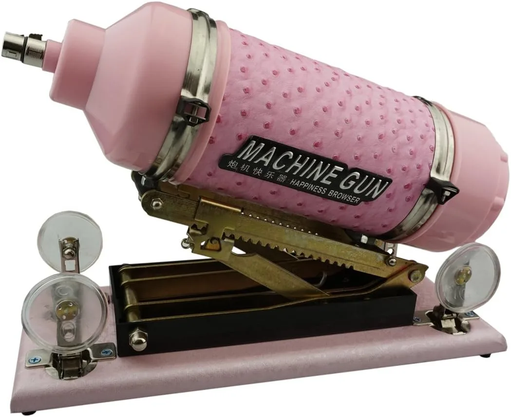 Machine Gun Multi-Speed Powerful Thrusting Vibrator Pink — photo 3