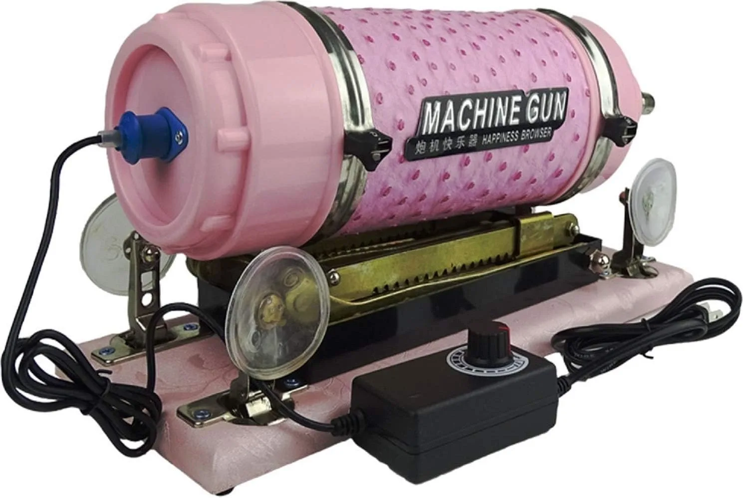 Machine Gun Multi-Speed Powerful Thrusting Vibrator Pink — photo 4