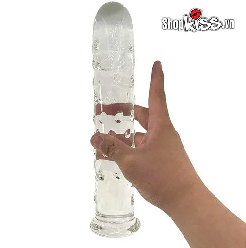 Large Glass Vibrating Dildo for Intense Sensual Stimulation — photo 6