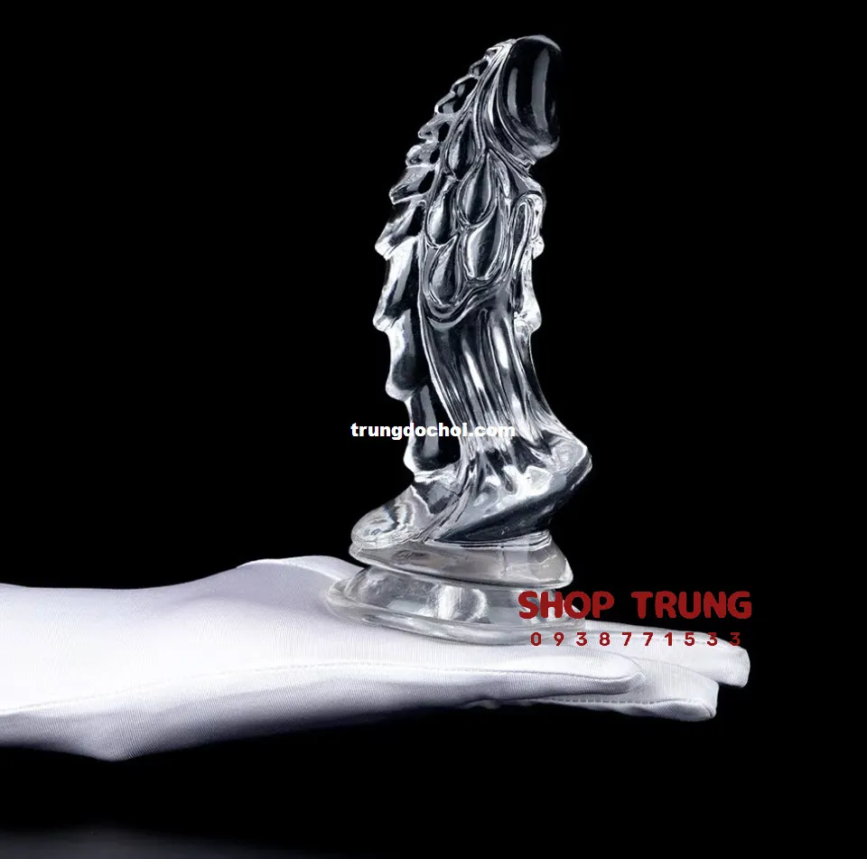 Transparent Dragon Head Realistic Silicone Dildo Toy — photo 4