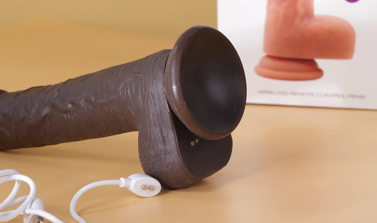 TSN Wireless Remote Control Thrusting Heating Vibrator — photo 6