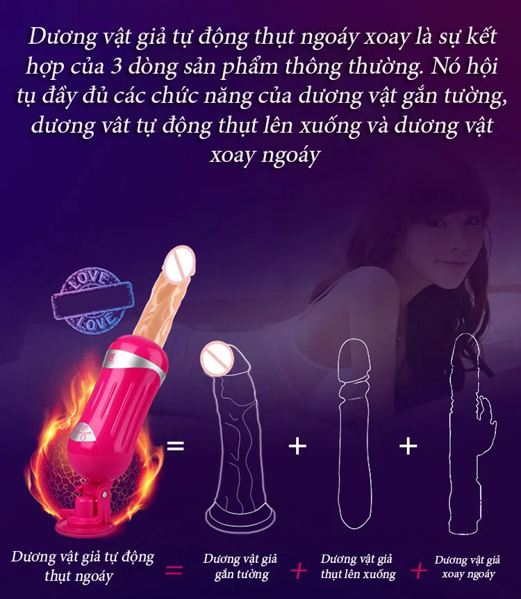 Automatic Rotating G-Spot Silicone Dildo Rechargeable Toy — photo 7