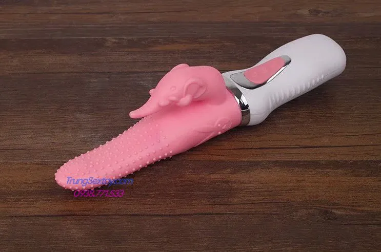 Wanle Tongue-Shaped Textured Silicone Stimulator Couples Romantic — photo 6