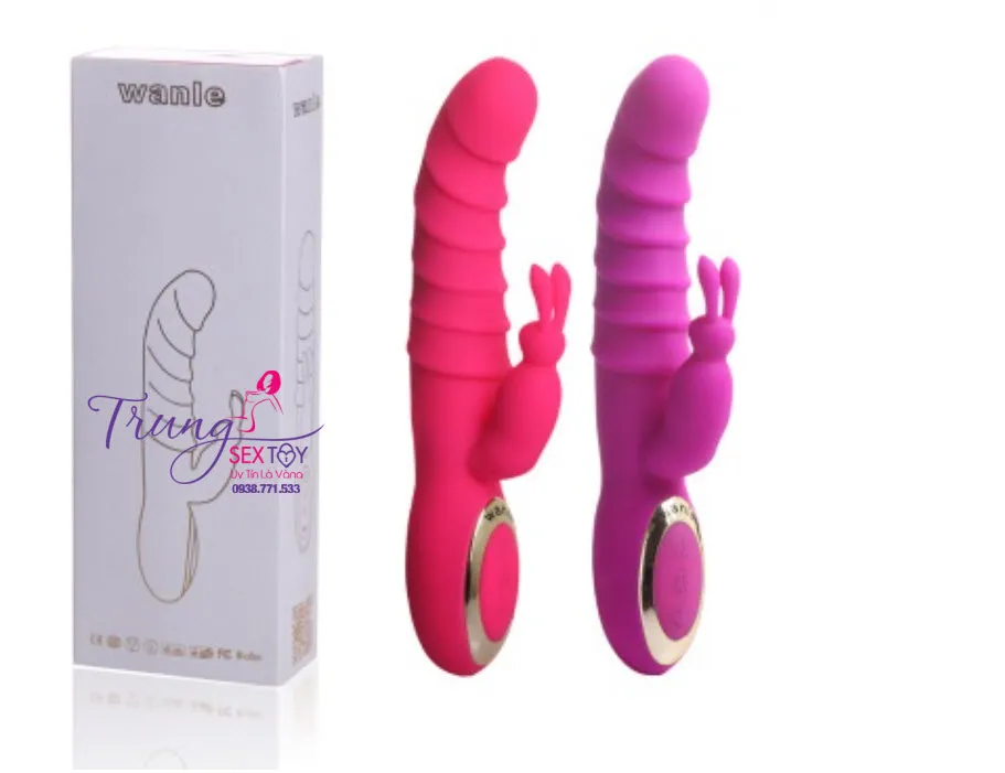 Wanle Silicone 10 Mode Powerful Dual Vibrating Penis — photo 2