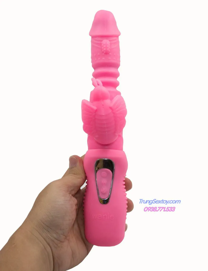 Wanle Vibrating Thrusting Dildo Realistic Female Masturbator — photo 2