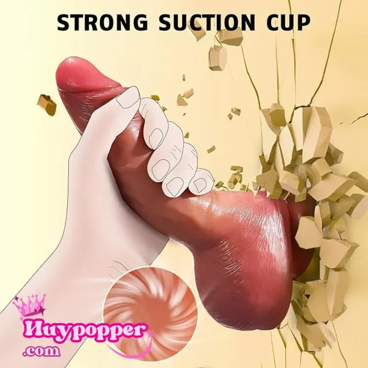 Realistic Ejecting Dildo – Soft Waterproof Silicone Design — photo 4