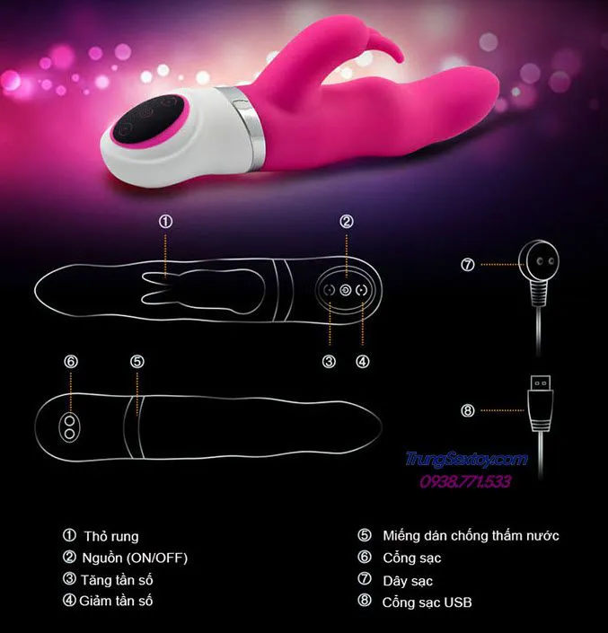 Easy Love Doreen Strong Waterproof Rechargeable Dildo — photo 6