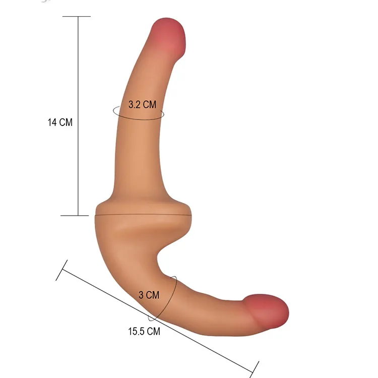 DVD 10 Double-Ended Silicone Dildo Female Lesbian Satisfaction — photo 2
