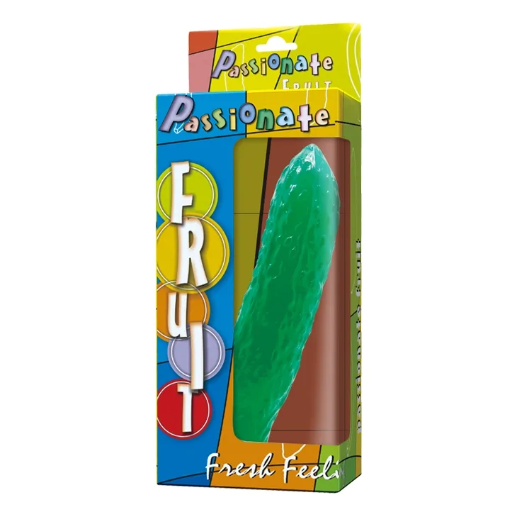 Bitter Melon-Shaped Silicone Vibrator Soft G-Spot Anal Stimulator — photo 4