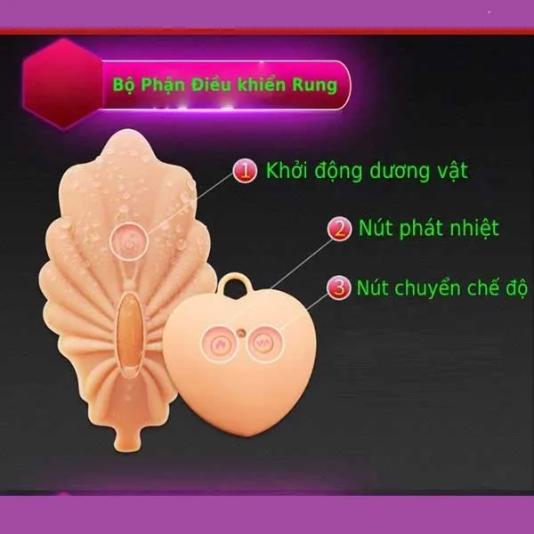 Mini Warming Vibrating Remote Control Silicone Dildo for Women — photo 2