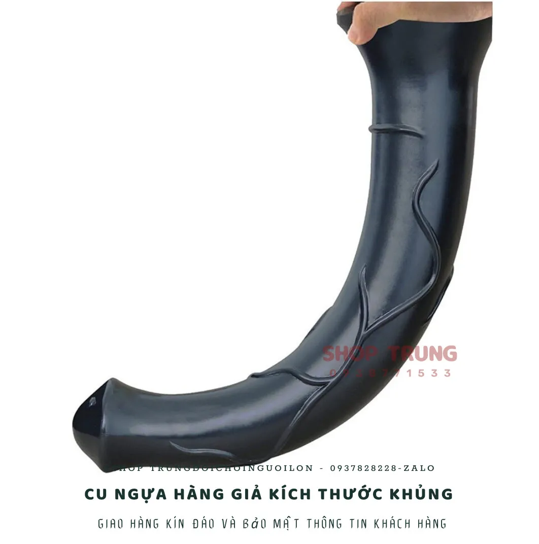 Black Wall Mount Horse Dildo 40cm – Premium Silicone — photo 7
