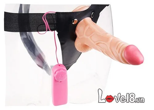 DC65U Hollow Vibrating Strap-On – Realistic Design, Intense Stim — photo 2