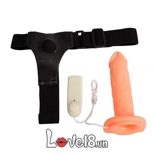 Hollow Vibrating Strap-On Penis Enhancer for Men’s Pleasure — photo 3