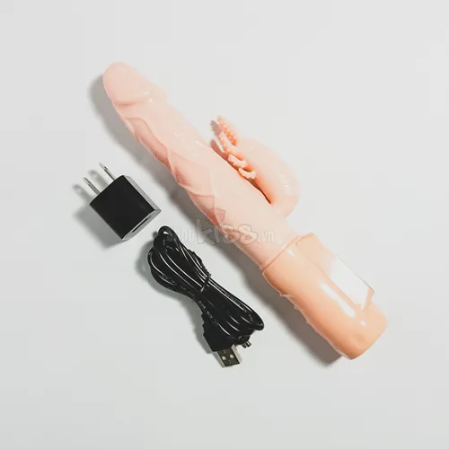 DV13A Remote-Controlled Rotating Heating Vibrating Dildo — photo 4