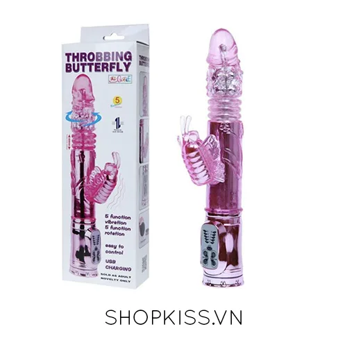 Rechargeable Vibrating Thrusting Dildo, Soft TPE + ABS Material — photo 2