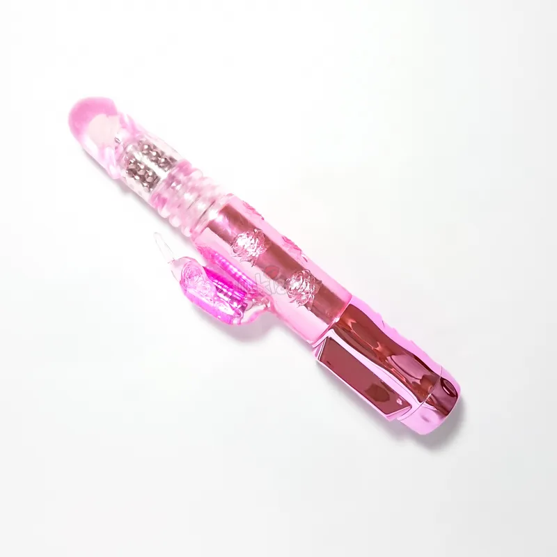 Rechargeable Vibrating Thrusting Dildo, Soft TPE + ABS Material — photo 5