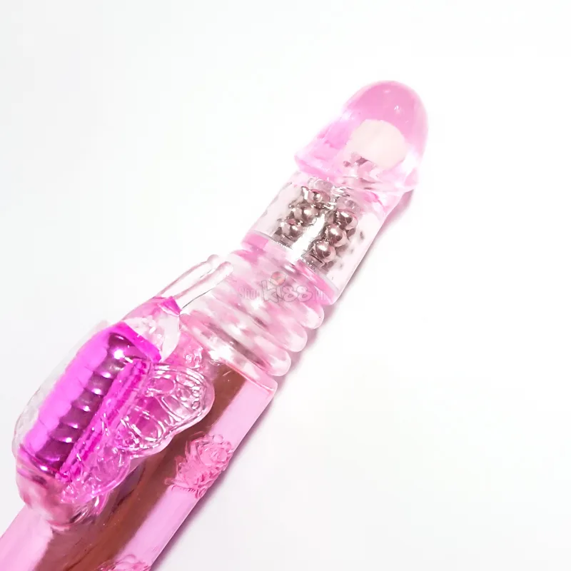Rechargeable Vibrating Thrusting Dildo, Soft TPE + ABS Material — photo 6