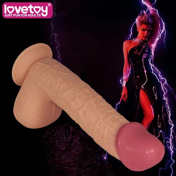 LoveToy King Size Extra Large Silicone Dildo — photo 4