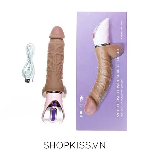 Joker Bendable Super Vibrating Realistic Silicone Dildo — photo 2