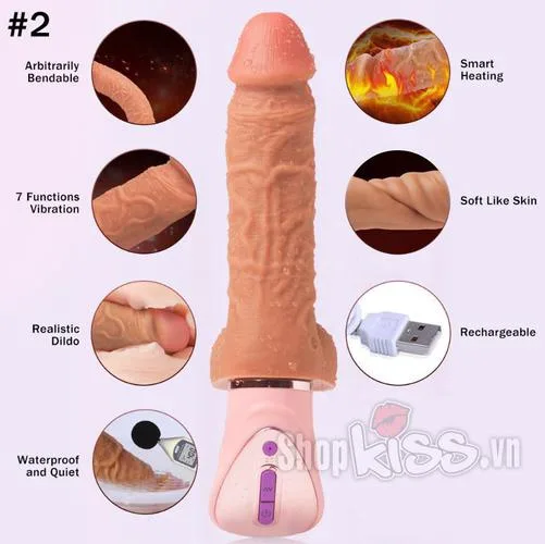 Joker Bendable Super Vibrating Realistic Silicone Dildo — photo 7