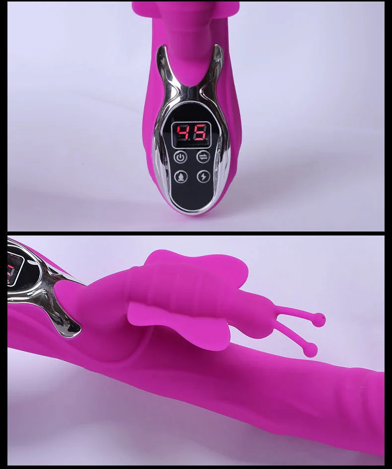 Super Vibrating Heating Rabbit with Butterfly Shape for G-Spot — photo 5