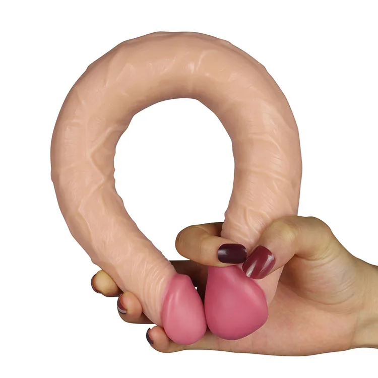 Soft Double-Ended Silicone Vibrator for Lesbian Couples — photo 2